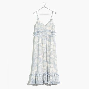Madewell / Petite Ruffle Cami Dress in Sunflower Season / 0P / Only worn once